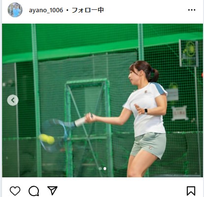 園田彩乃のインスタグラムから