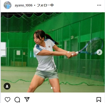 園田彩乃のインスタグラムから