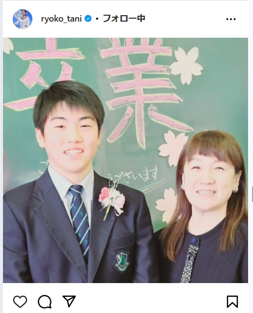 谷亮子さんの公式インスタグラムから
