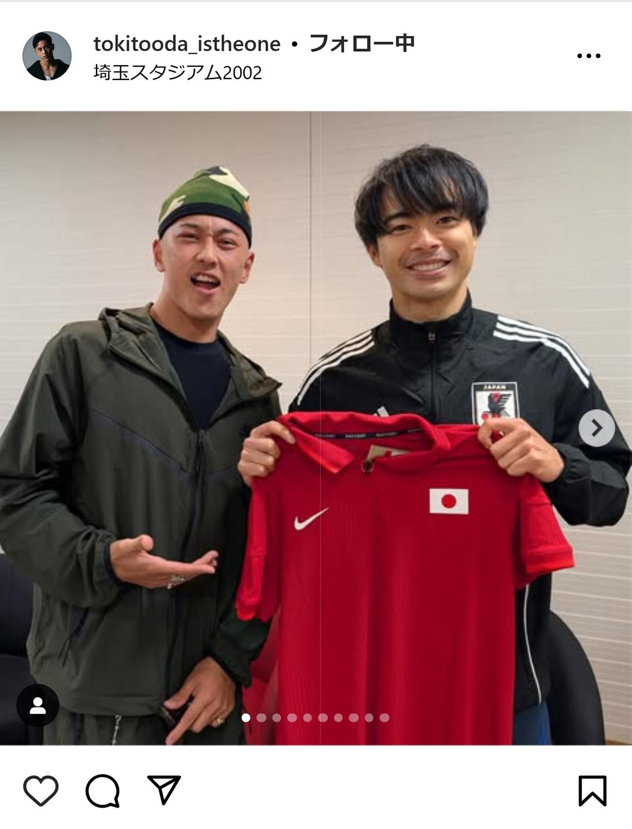 小田凱人のインスタグラムから