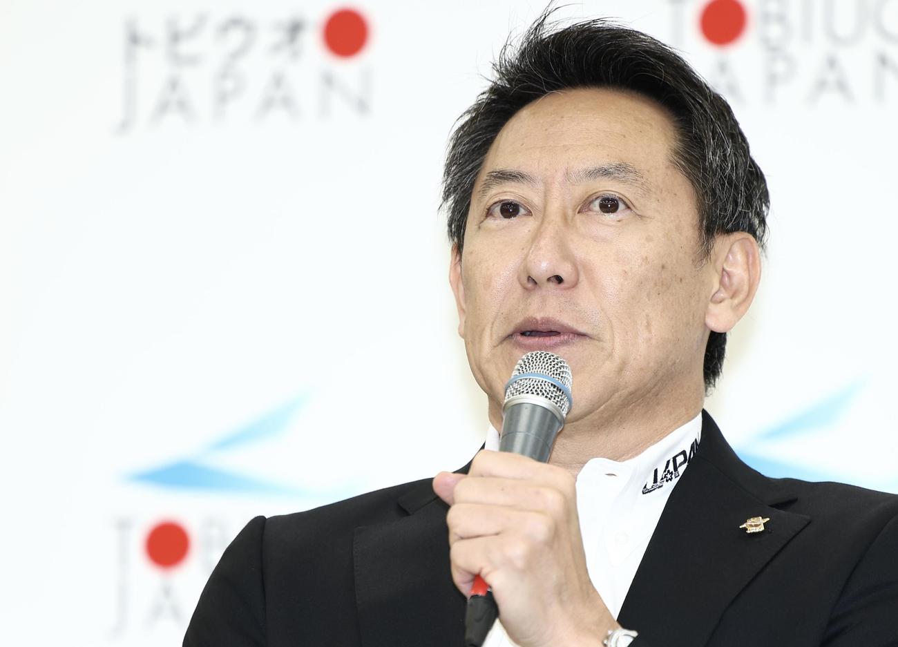 日本水泳連盟鈴木大地会長（2024年3月27日撮影）