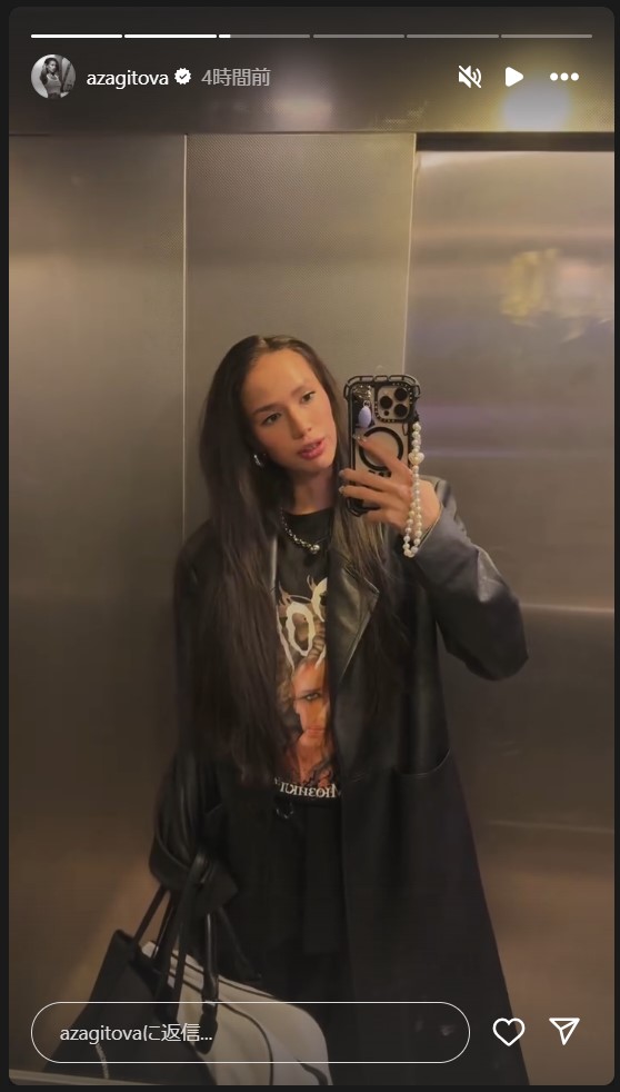 ザギトワのインスタグラムから