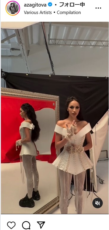 ザギトワのインスタグラムから
