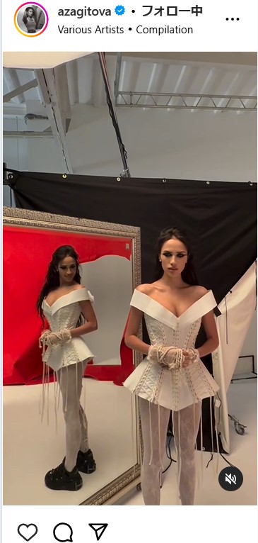 ザギトワのインスタグラムから