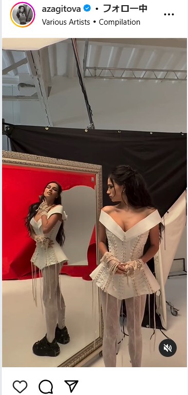 ザギトワのインスタグラムから