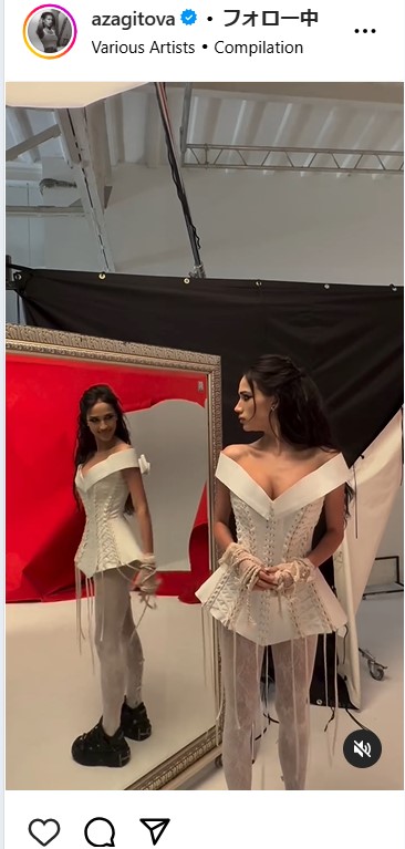 ザギトワのインスタグラムから