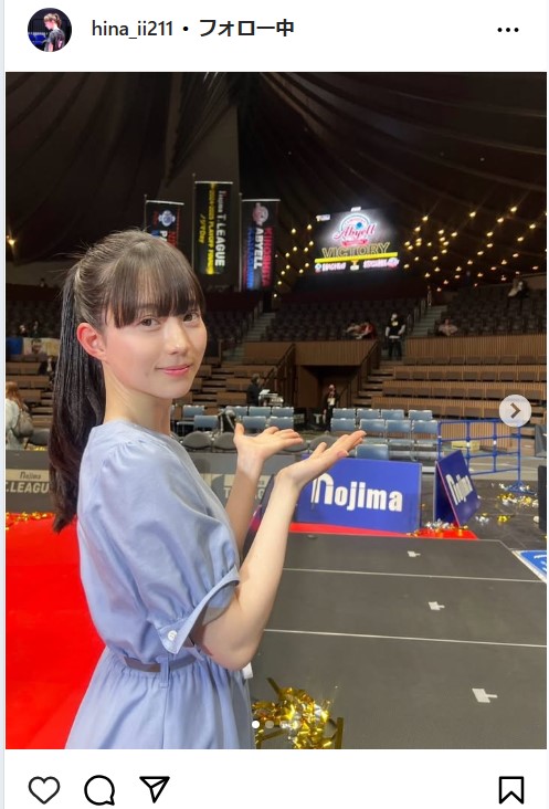 菊池日菜のインスタグラムから