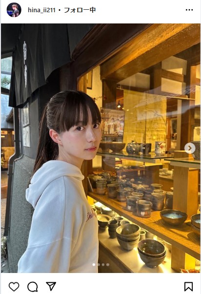 菊池日菜のインスタグラムから