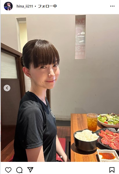 菊池日菜のインスタグラムから