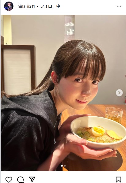 菊池日菜のインスタグラムから