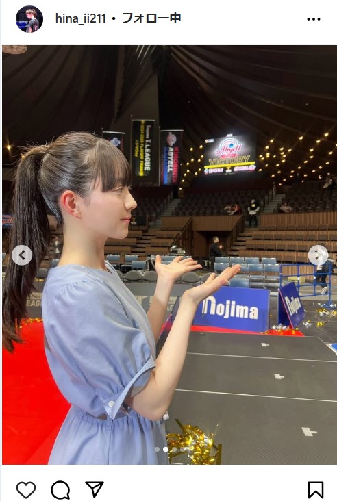 菊池日菜のインスタグラムから