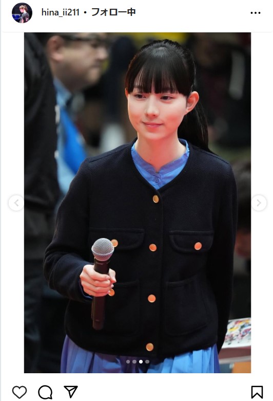 菊池日菜のインスタグラムから