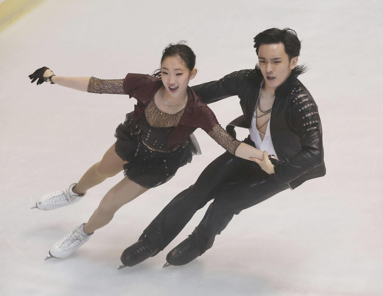 岸本彩良、田村篤彦組（2024年11月16日撮影）