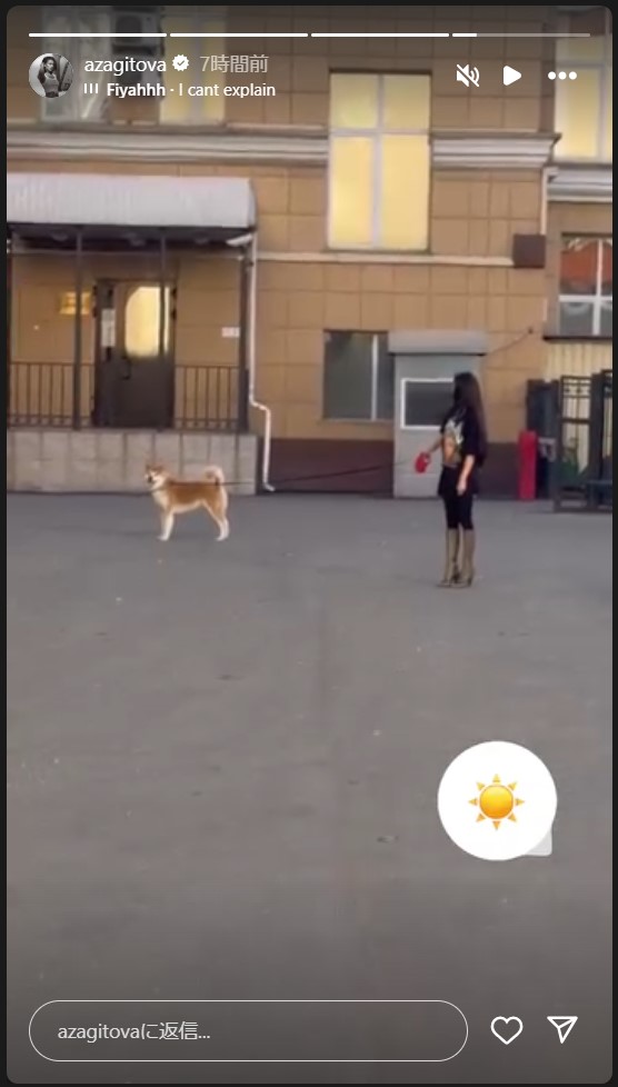 ザギトワのストーリーズから