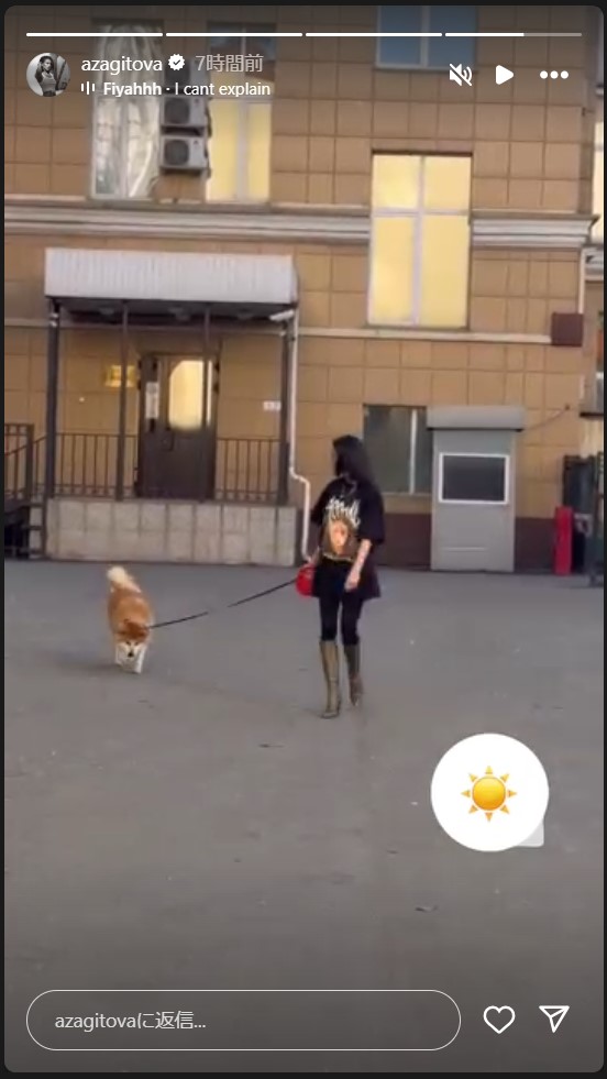 ザギトワのストーリーズから