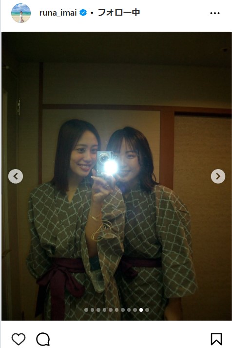 今井月のインスタグラムから
