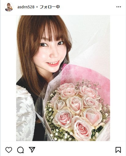浅田梨奈のインスタグラムから
