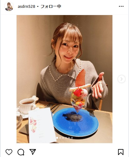 浅田梨奈のインスタグラムから