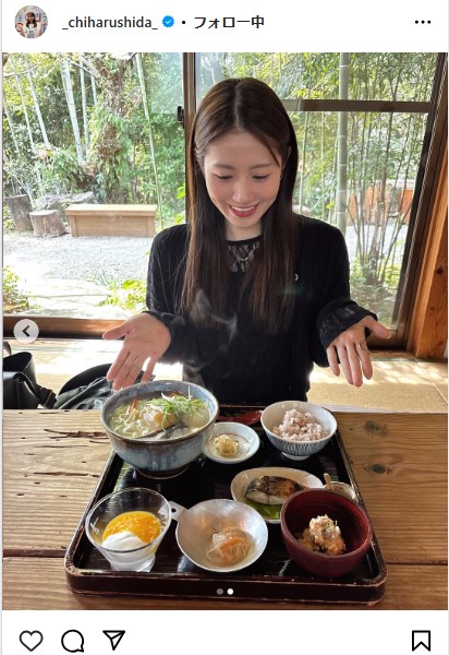 志田千陽のインスタグラムから