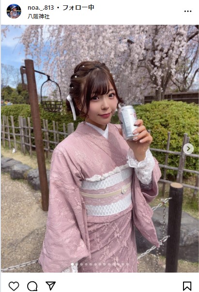 衣笠乃愛のインスタグラムから