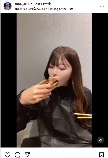 衣笠乃愛のインスタグラムから