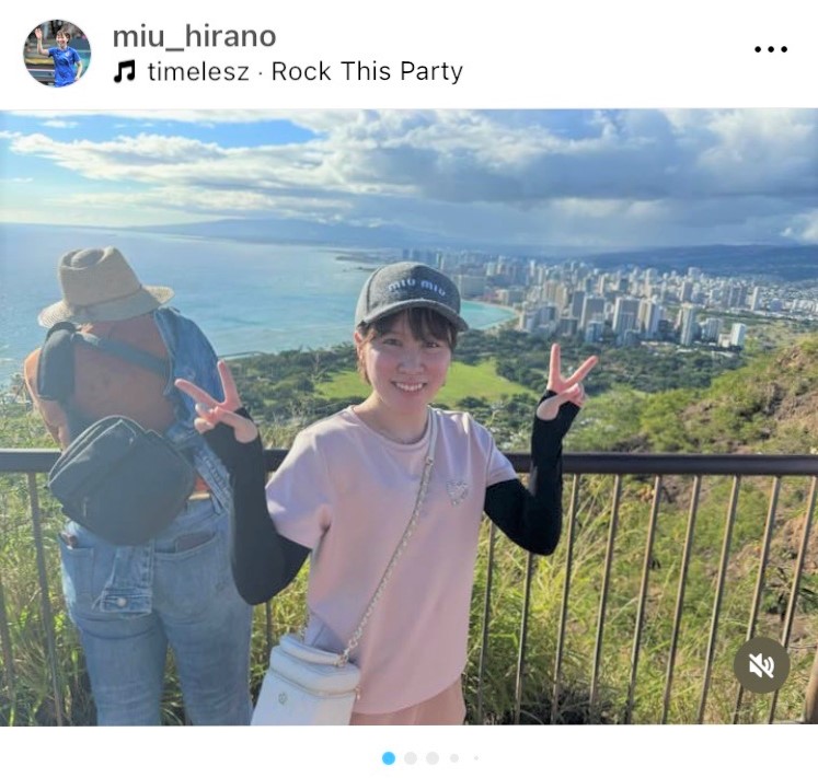 平野美宇のインスタグラムから