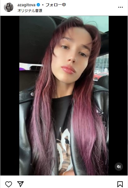 ザギトワのインスタグラムから