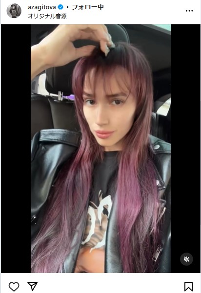 ザギトワのインスタグラムから