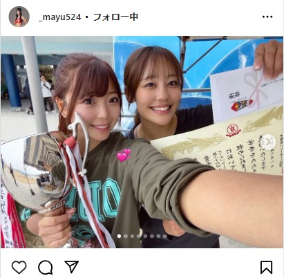 菊地真結のインスタグラムから