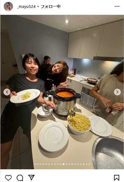 菊地真結のインスタグラムから
