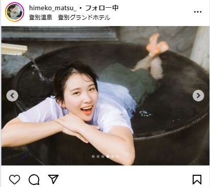 姫子のインスタグラムから