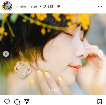 姫子のインスタグラムから
