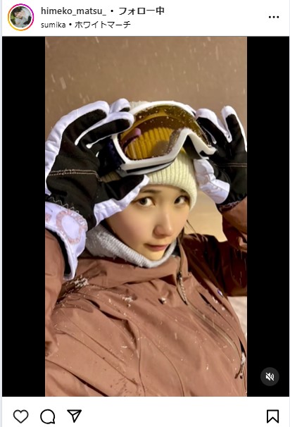 姫子のインスタグラムから