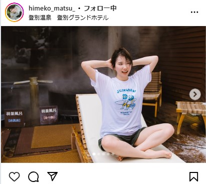姫子のインスタグラムから