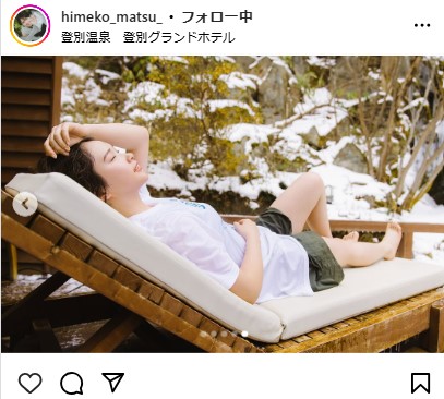 姫子のインスタグラムから