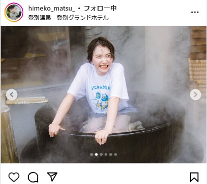 姫子のインスタグラムから