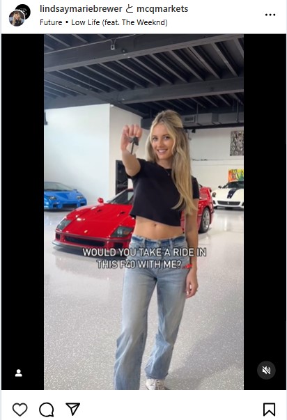 リンジー・ブルワーのインスタグラムから