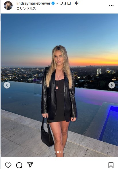 リンジー・ブルワーのインスタグラムから