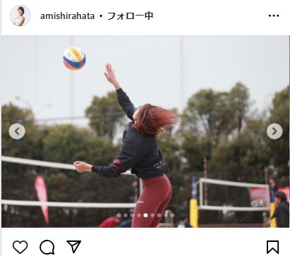 白幡亜美のインスタグラムから