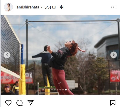 白幡亜美のインスタグラムから