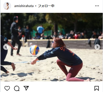白幡亜美のインスタグラムから