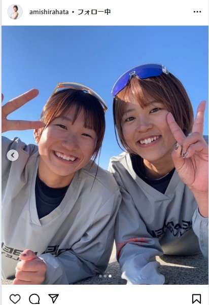 白幡亜美のインスタグラムから