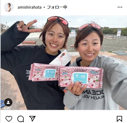 白幡亜美のインスタグラムから