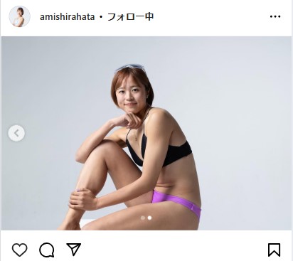 白幡亜美のインスタグラムから
