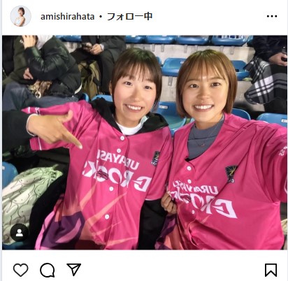白幡亜美のインスタグラムから
