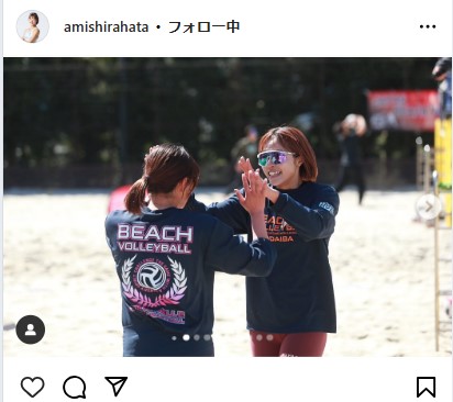 白幡亜美のインスタグラムから