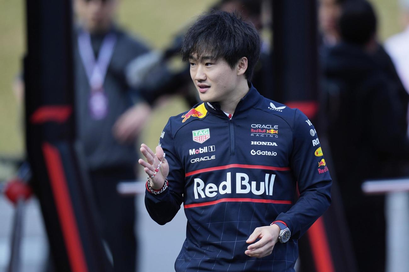 F1日本GPに臨む角田裕毅（AP）