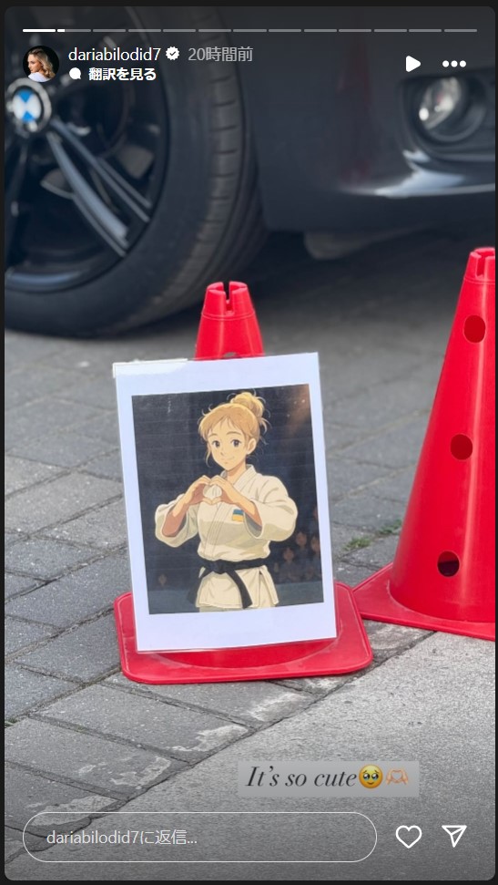 ダリア・ビロディドのストーリーズから