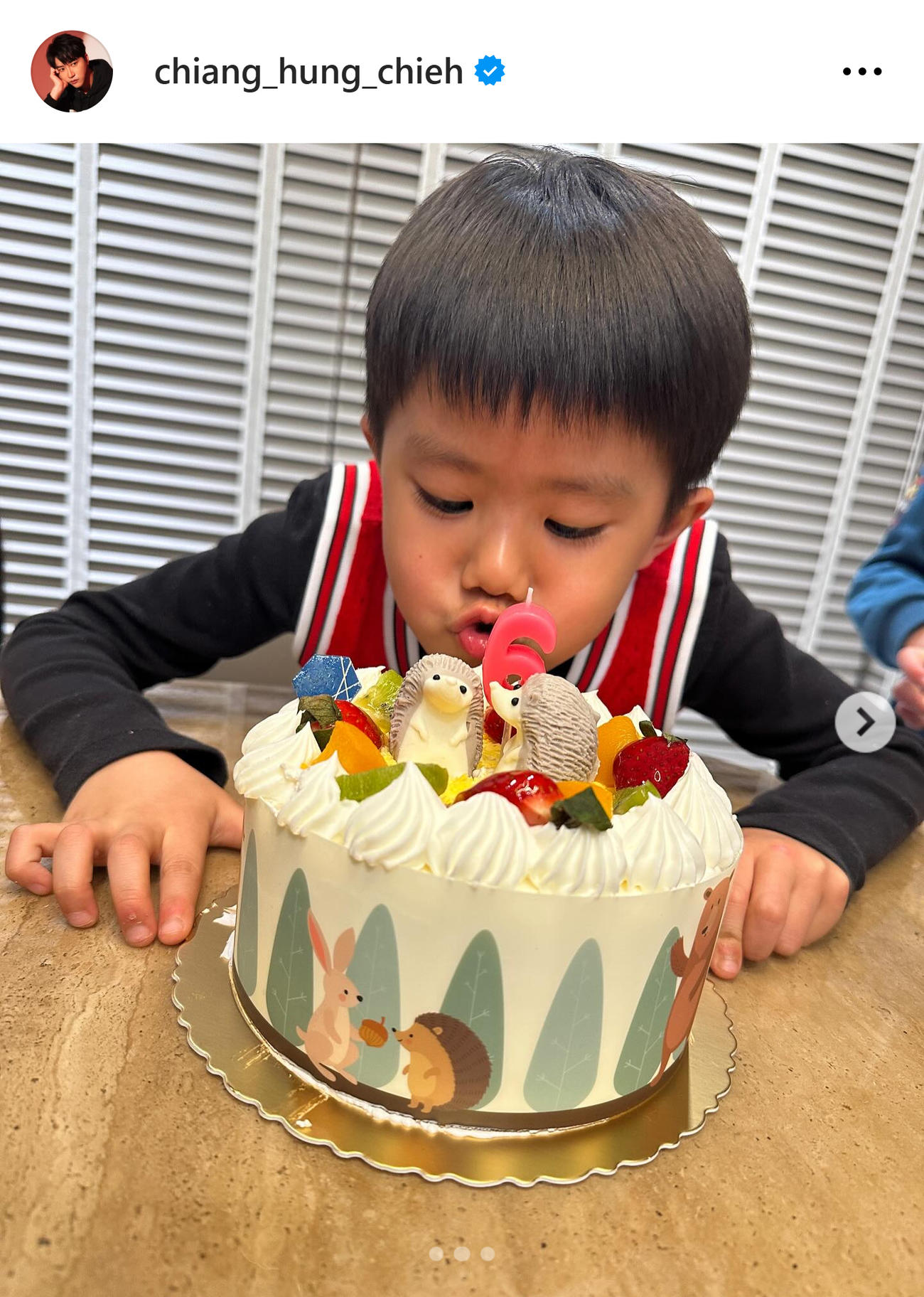 江宏傑氏のインスタグラムから
