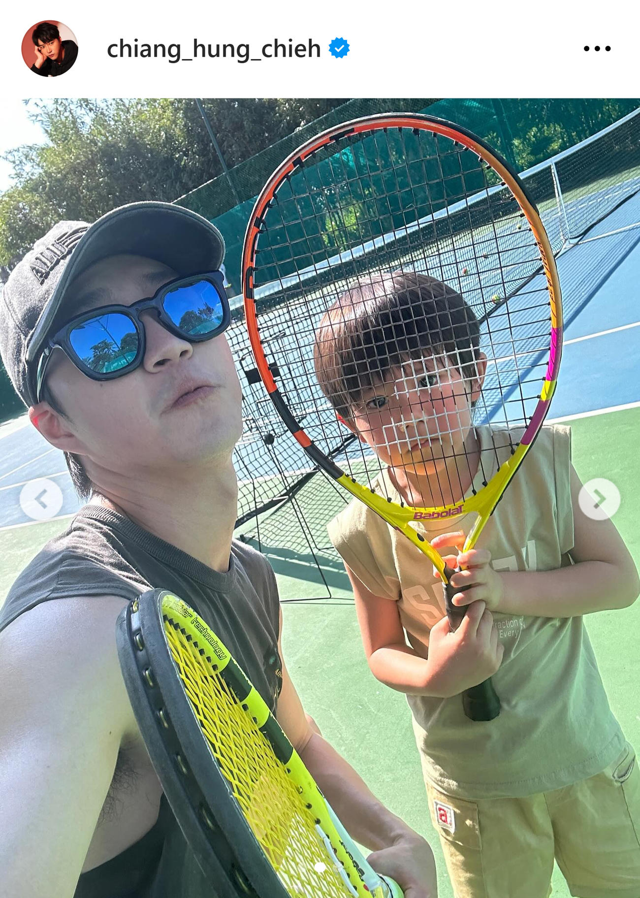 江宏傑氏のインスタグラムから